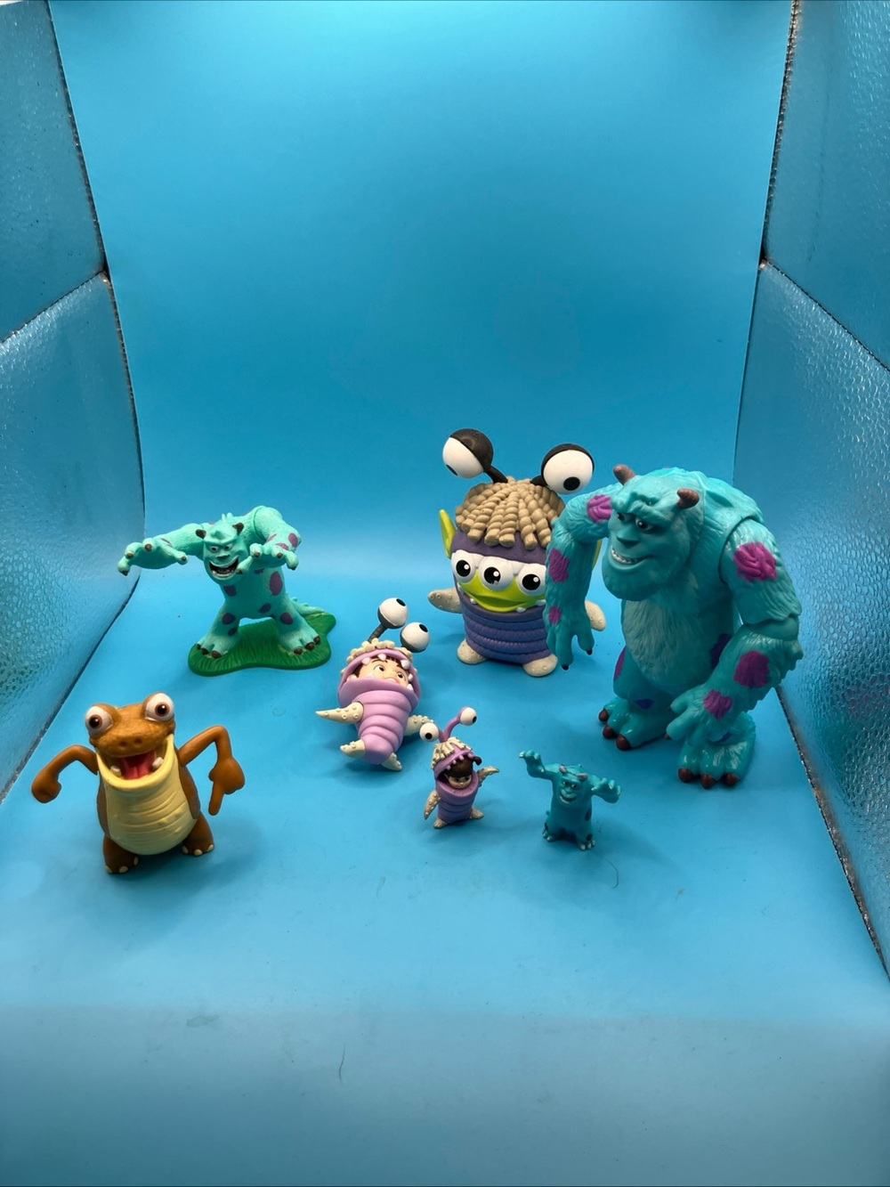 Monsters Figure Toy Set - Blue Green Characters
